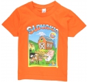 detské tričko Slovakia oranžové