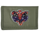 detská peňaženka - Spiderman - zelená